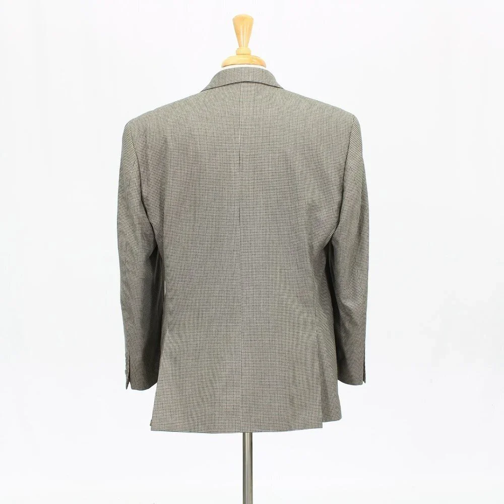Van Heusen 42S Beige HT 2-Button Sport Coat Blazer Jacket B720